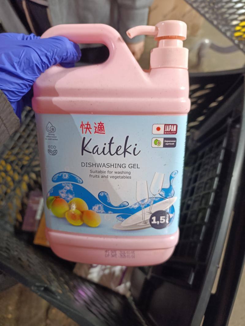 Kaiteki Dishwashing Gel Japanese apricot 1.5L