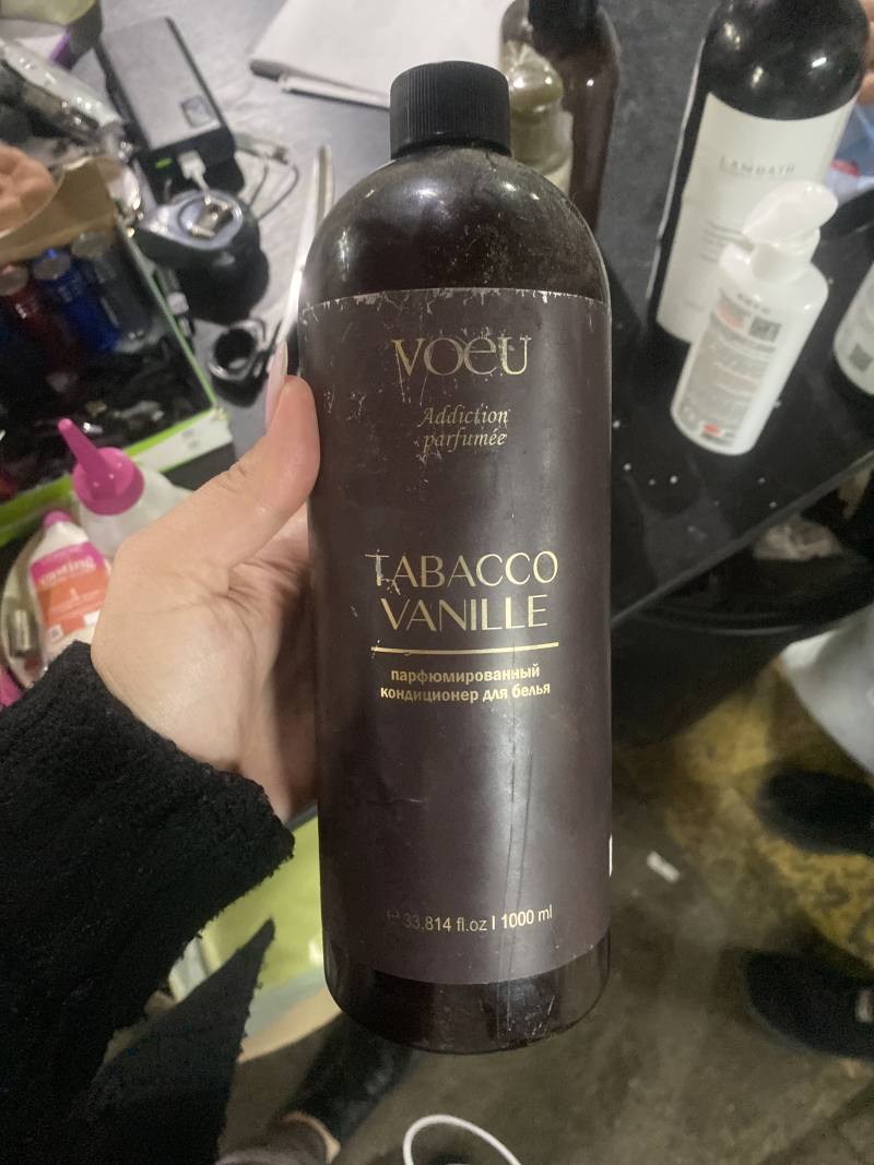 VOEU Addiction parfumee TABACCO VANILLE парфюмированный кондиционер для белья 1000 ml