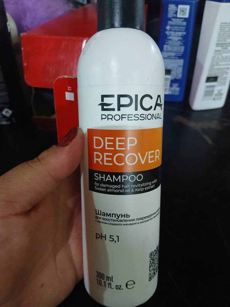 Шампунь EPICA PROFESSIONAL DEEP RECOVER для восстановления поврежденных волос