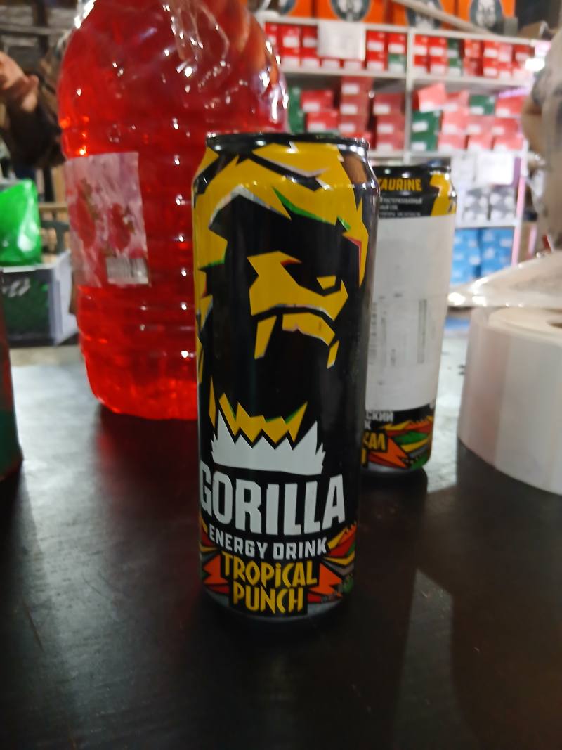 Энергетический напиток Gorilla Tropical Punch