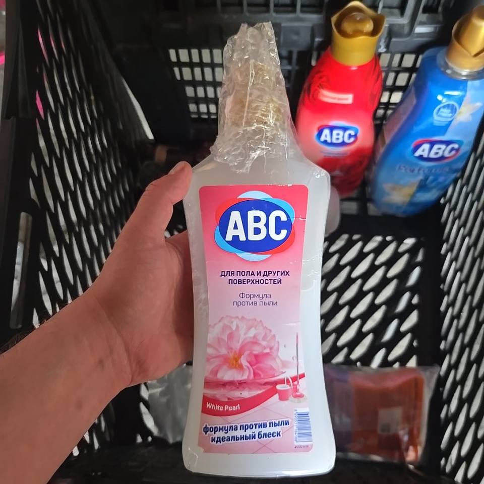 ABC Средство для пола и других поверхностей Формула против пыли White Pearl