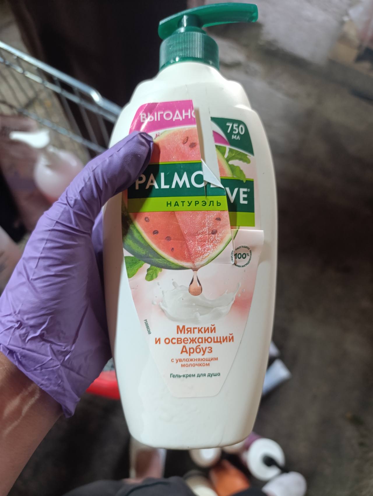 Palmolive Натурэль Мягкий и освежающий Арбуз гель-крем для душа