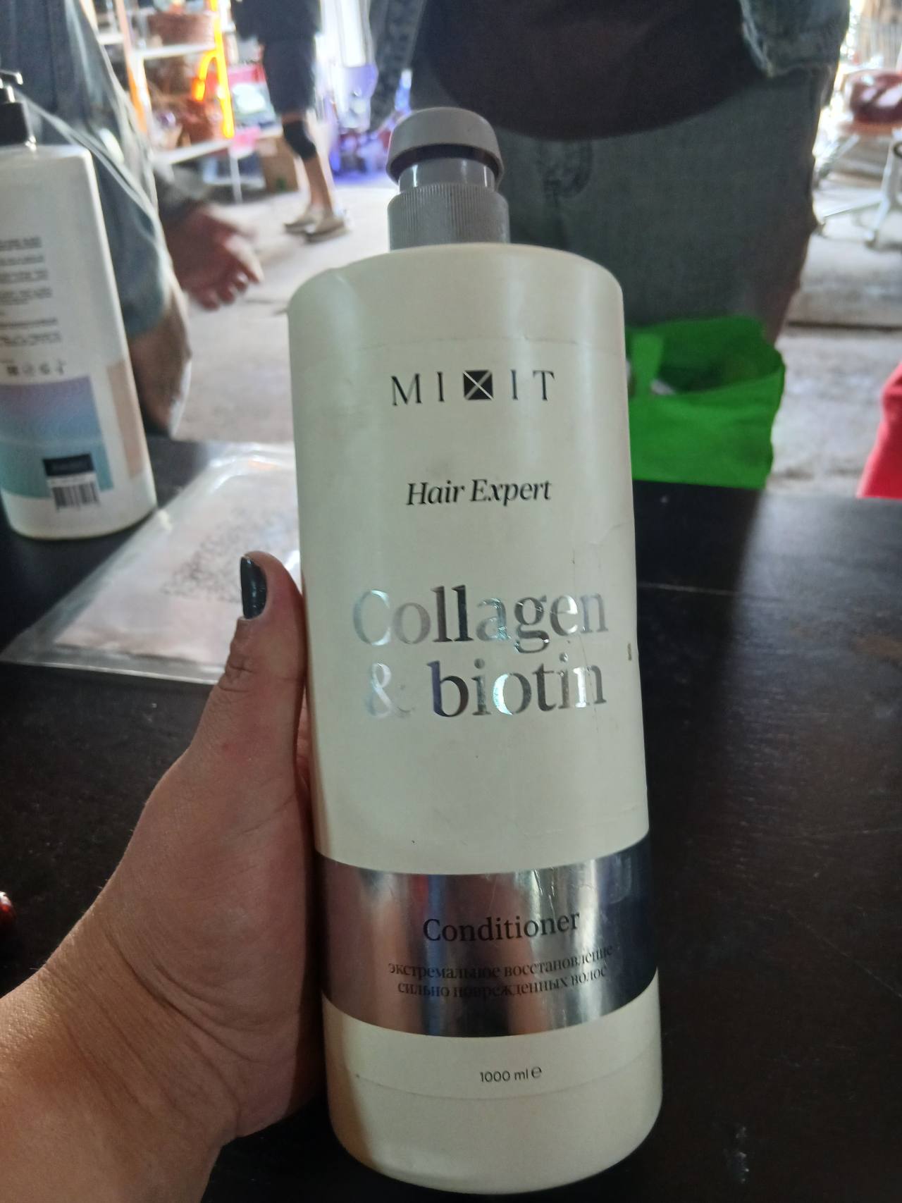 Кондиционер для волос MIXIT Hair Expert Collagen & Biotin экстремальное восстановление