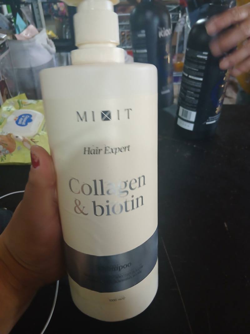 MIXIT Hair Expert Collagen & biotin Шампунь
