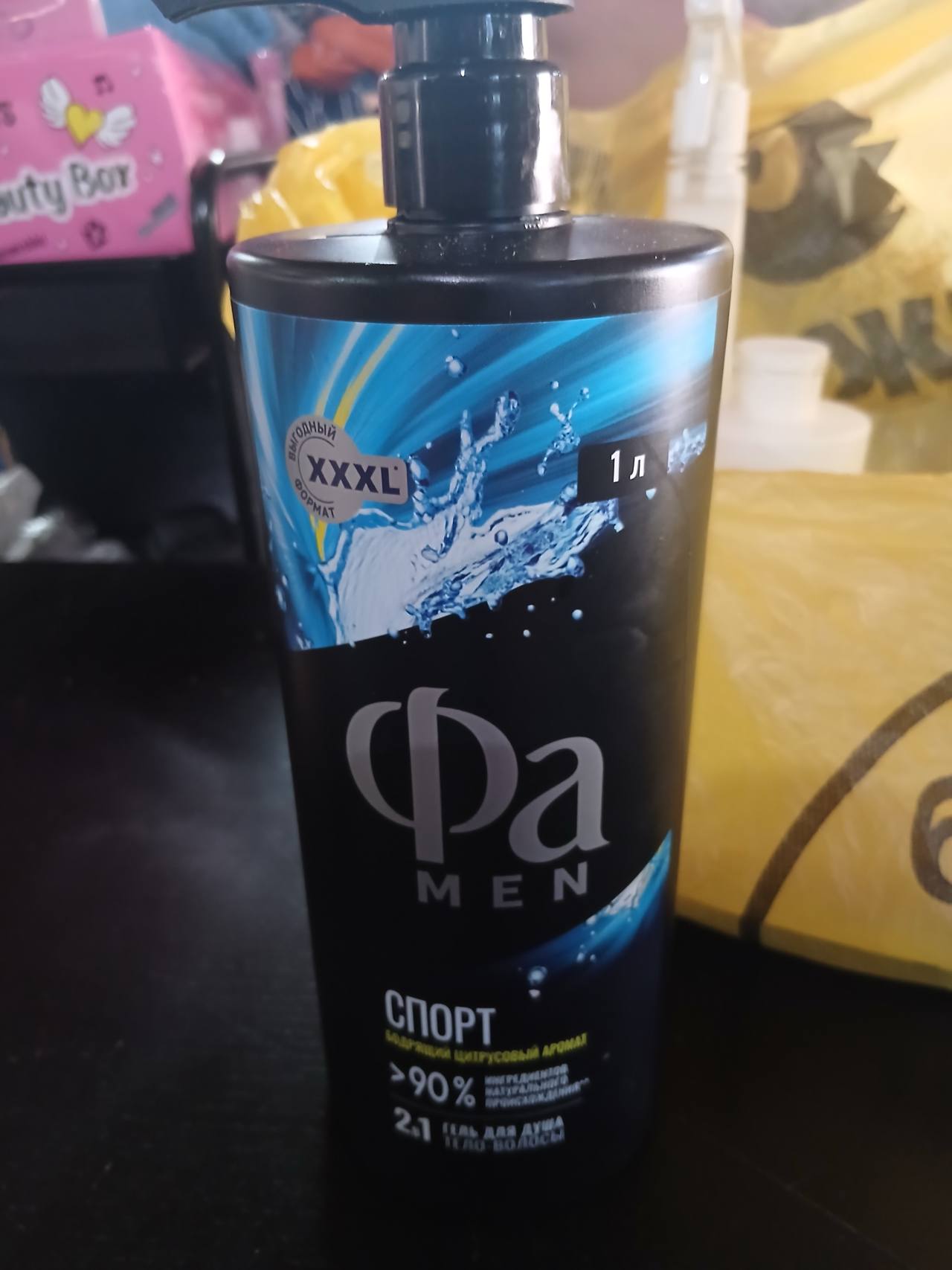 Фа MEN Спорт гель для душа и волос 1 л