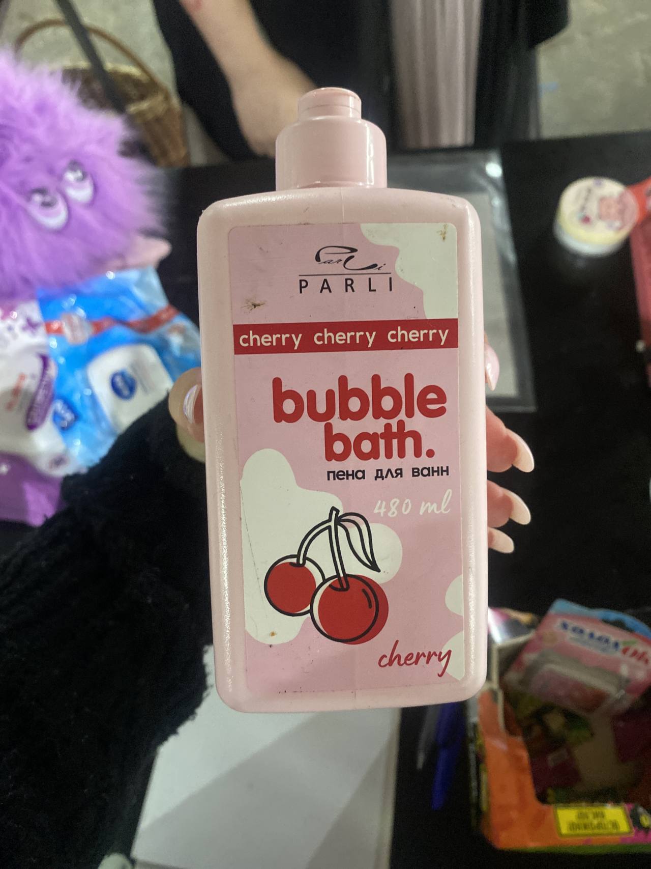 PARLI Bubble Bath Cherry Cherry Cherry пена для ванн 480 мл