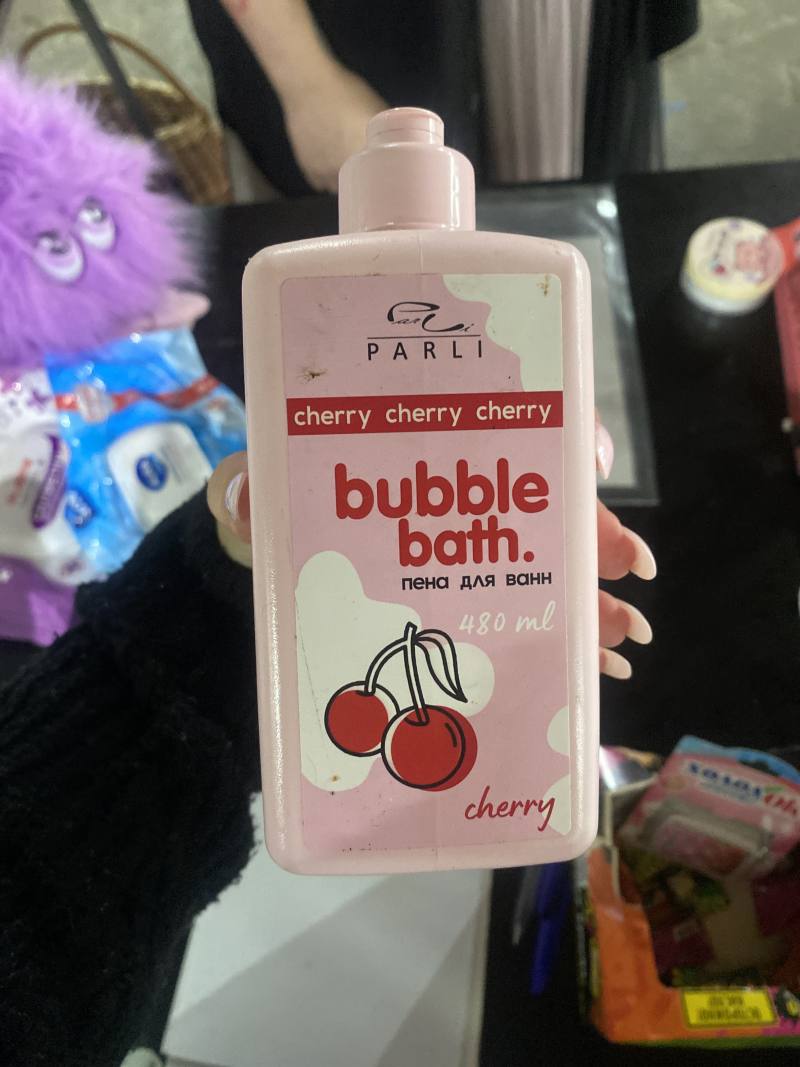 PARLI Bubble Bath Cherry Cherry Cherry пена для ванн 480 мл