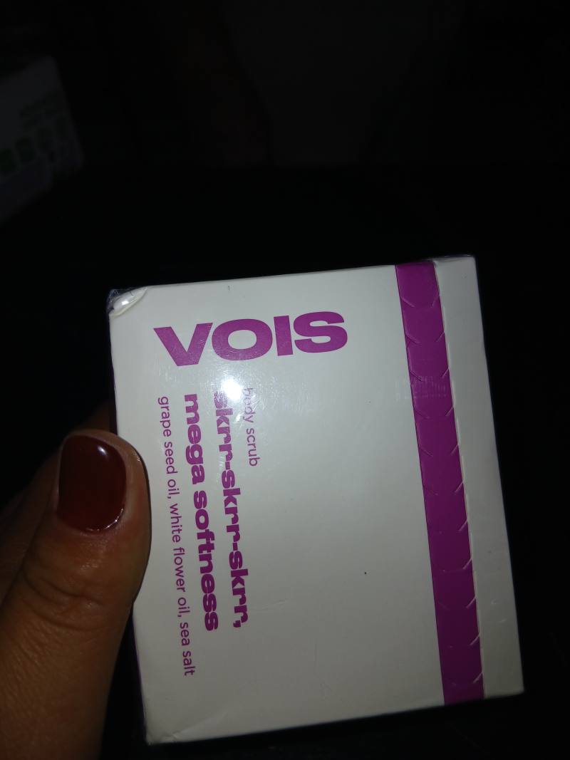 VOIS body scrub skrr-skrr-skrr, mega softness