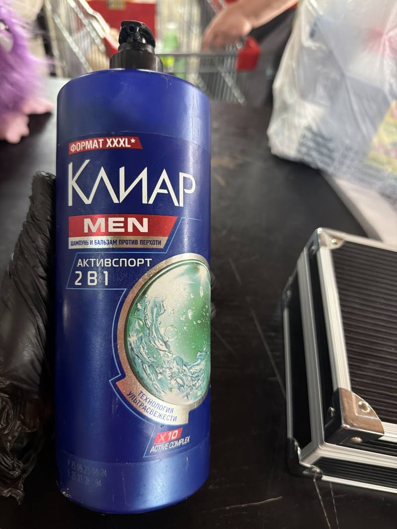 Шампунь и бальзам против перхоти CLEAR MEN Активспорт 2в1