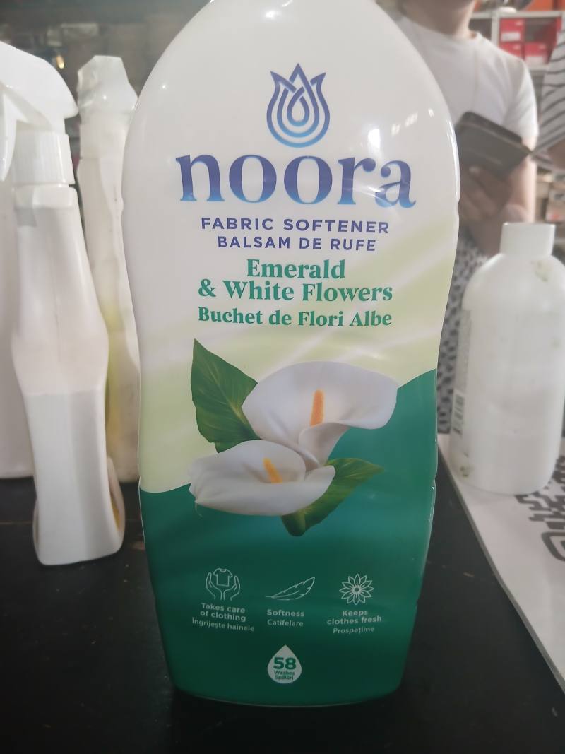 Noora Fabric Softener Emerald & White Flowers