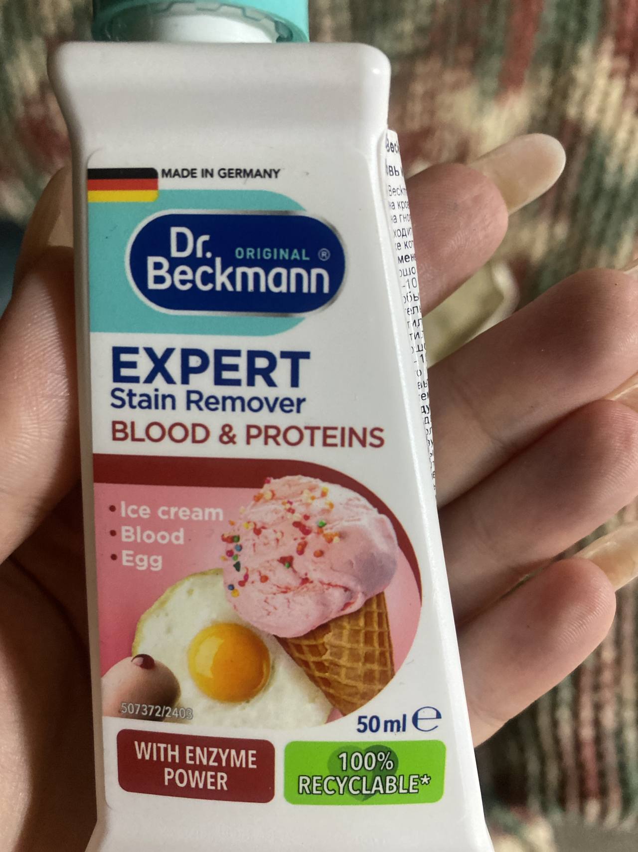 Dr. Beckmann Original Expert Stain Remover Blood & Proteins