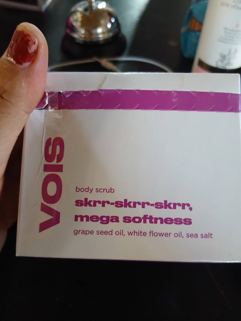 VOIS body scrub skrr-skrr-skrr, mega softness