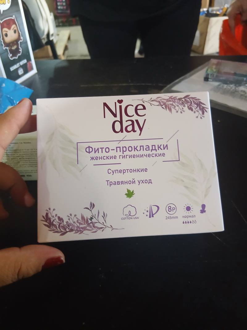 Nice day Фито-прокладки женские гигиенические Супертонкие Травяной уход