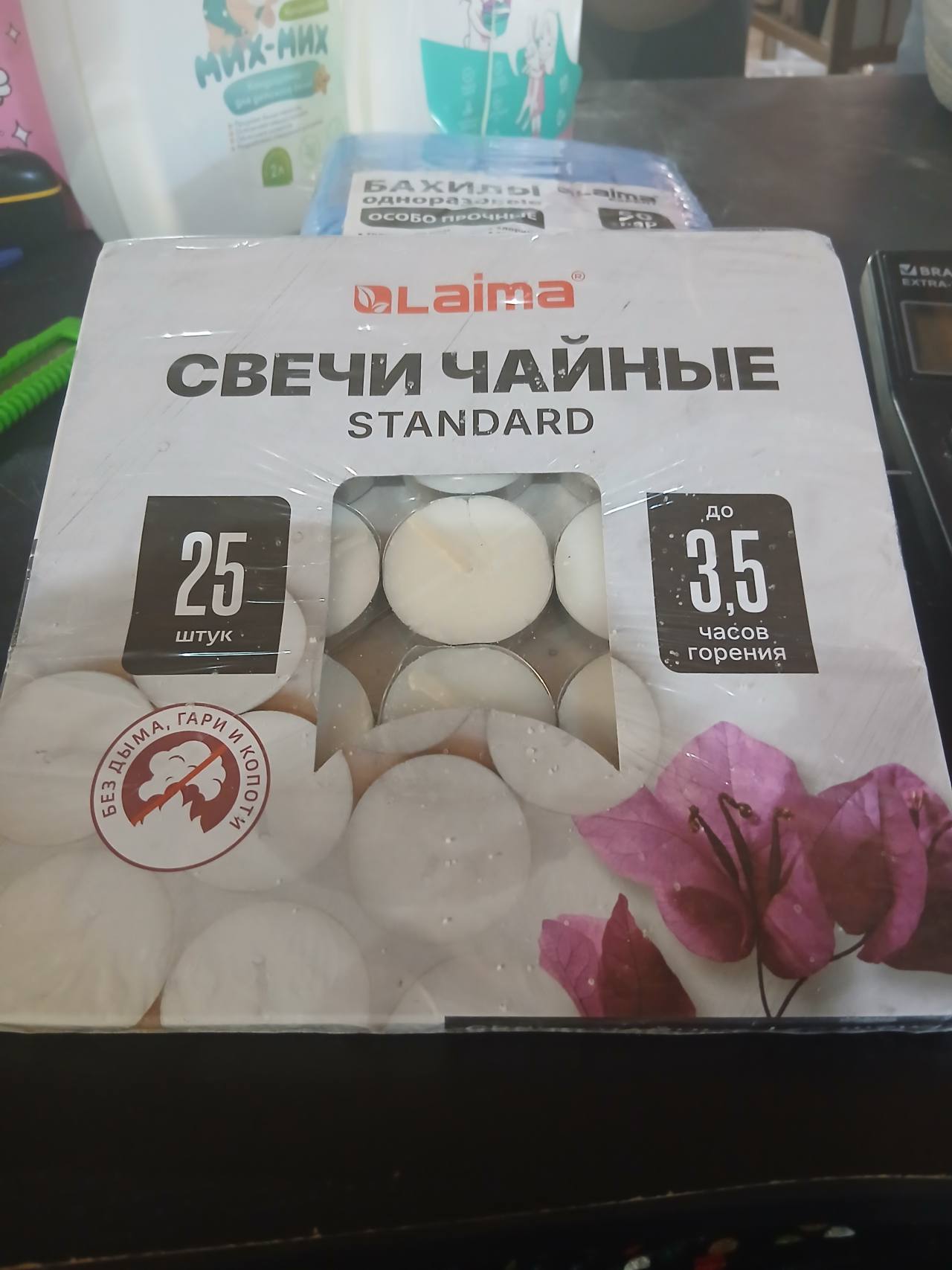 Свечи чайные Lama Standard, 25 штук