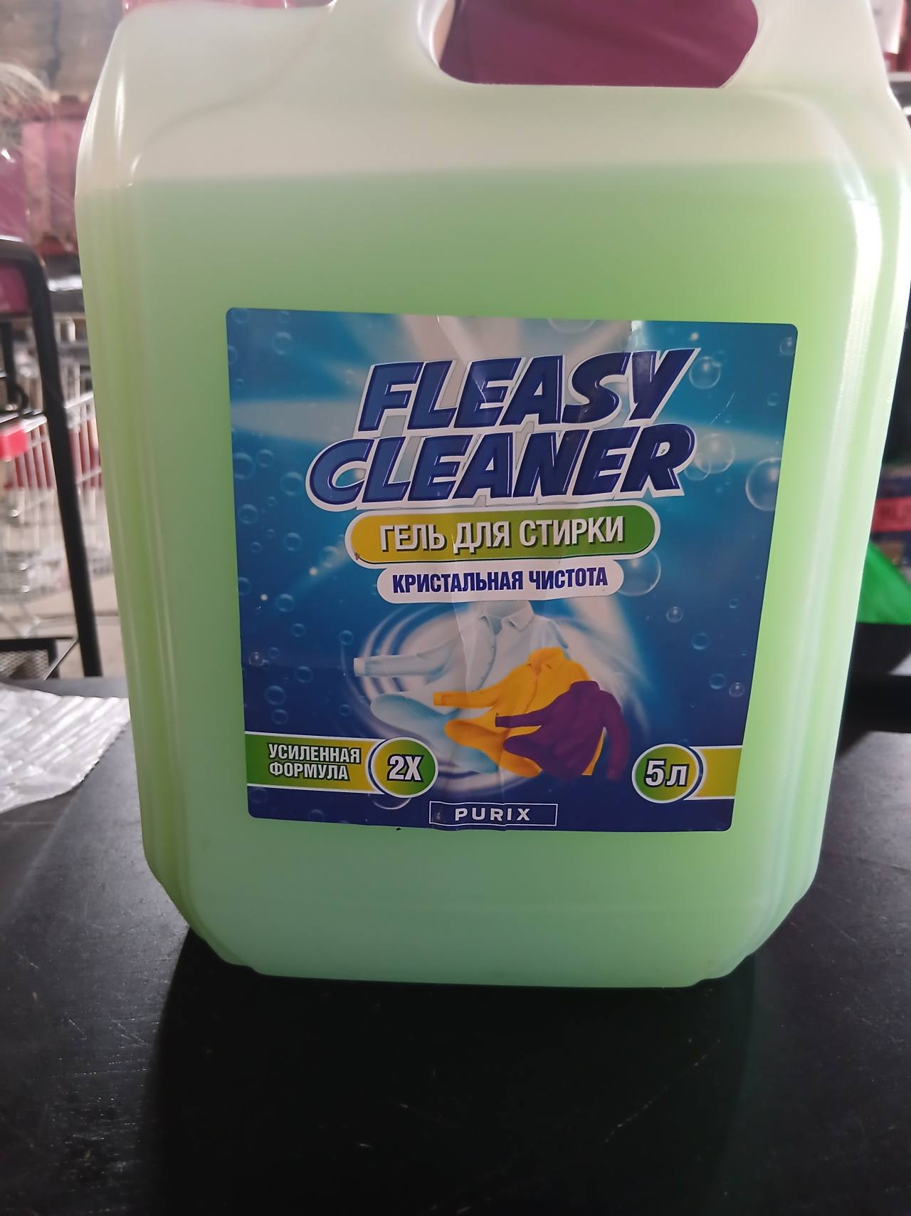FLEASY CLEANER Гель для стирки Кристальная чистота 5л