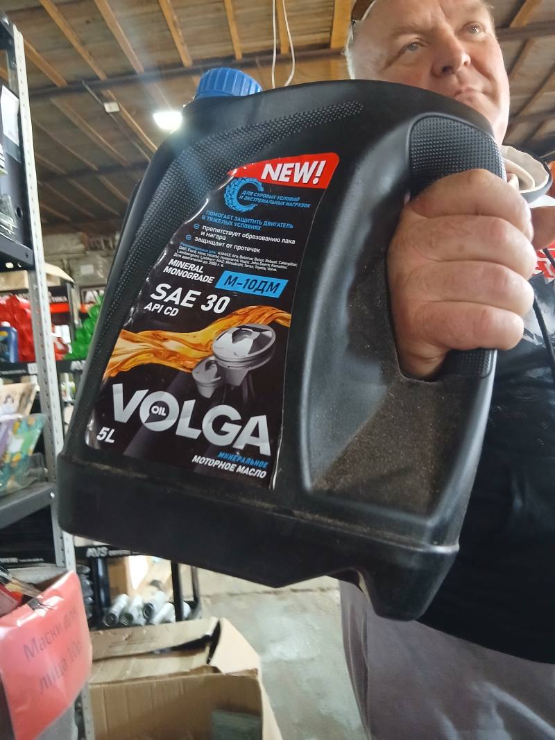 Минеральное моторное масло VOLGA SAE 30 API CD M-10ДМ