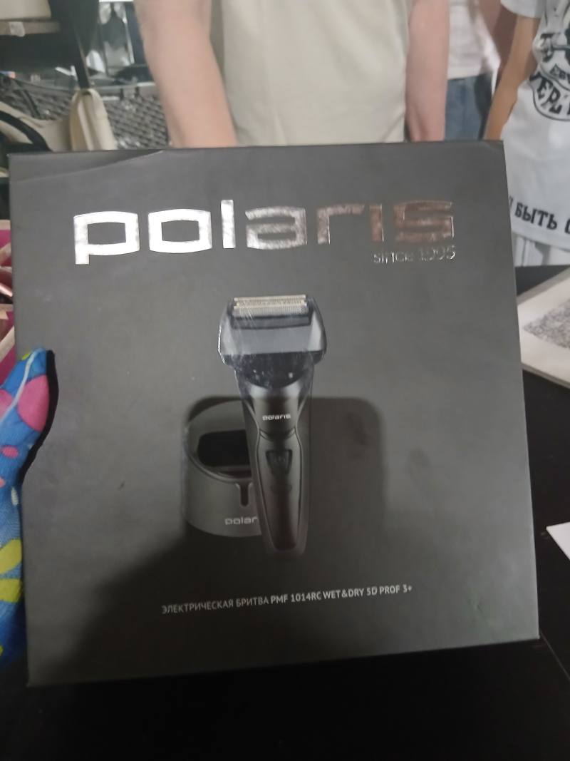 Электрическая бритва Polaris PMF 1014RC WET&DRY SD PROF 3+