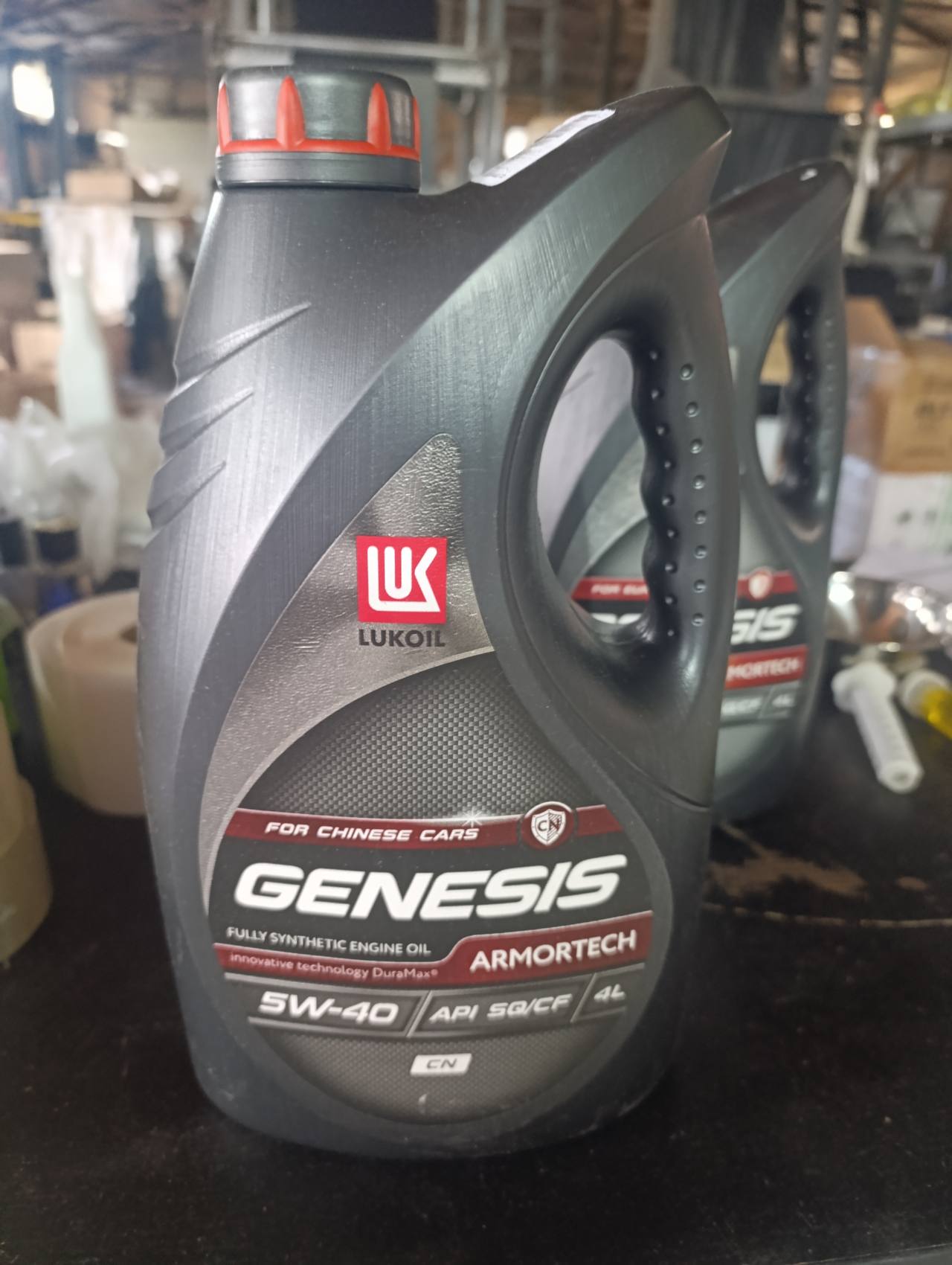 Моторное масло LUKOIL GENESIS ARMORTECH 5W-40 API SG/CF для китайских автомобилей