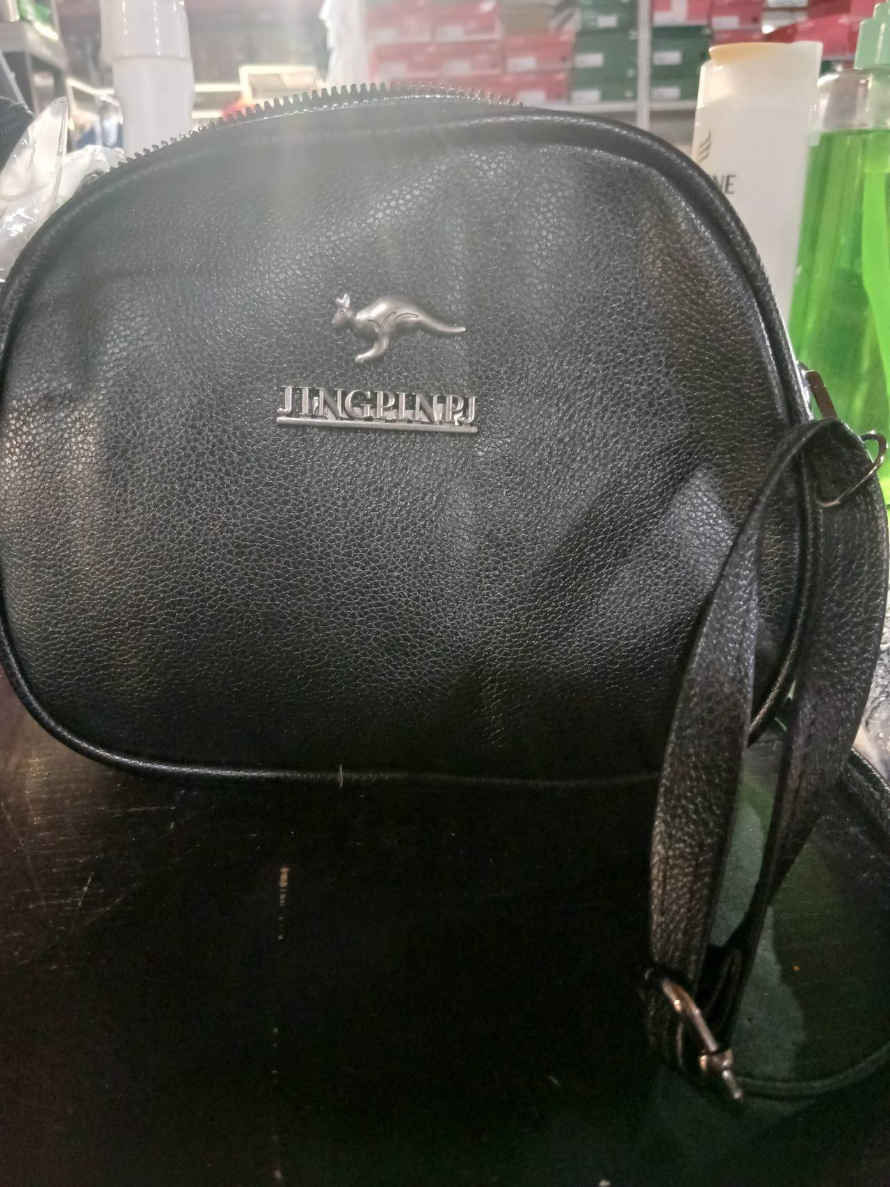 Чёрная текстильная сумка