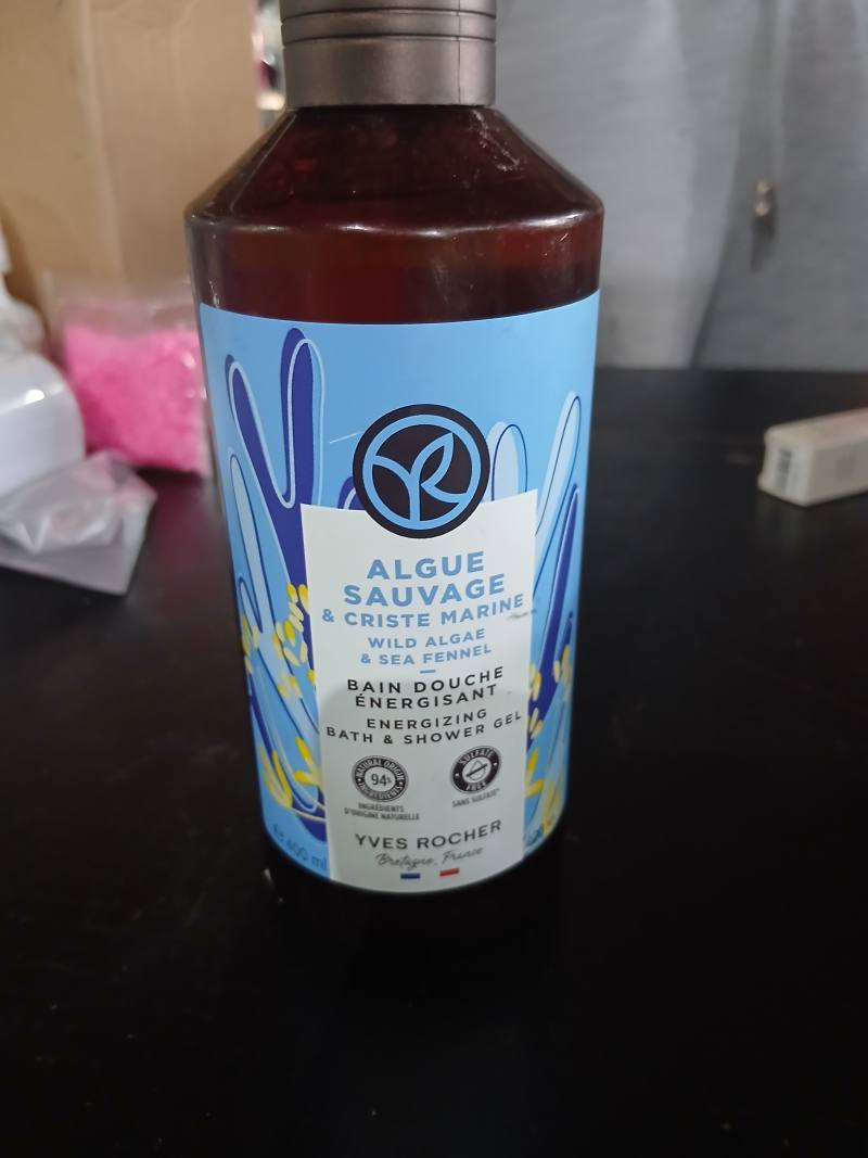 Гель для душа Yves Rocher Algue Sauvage & Criste Marine