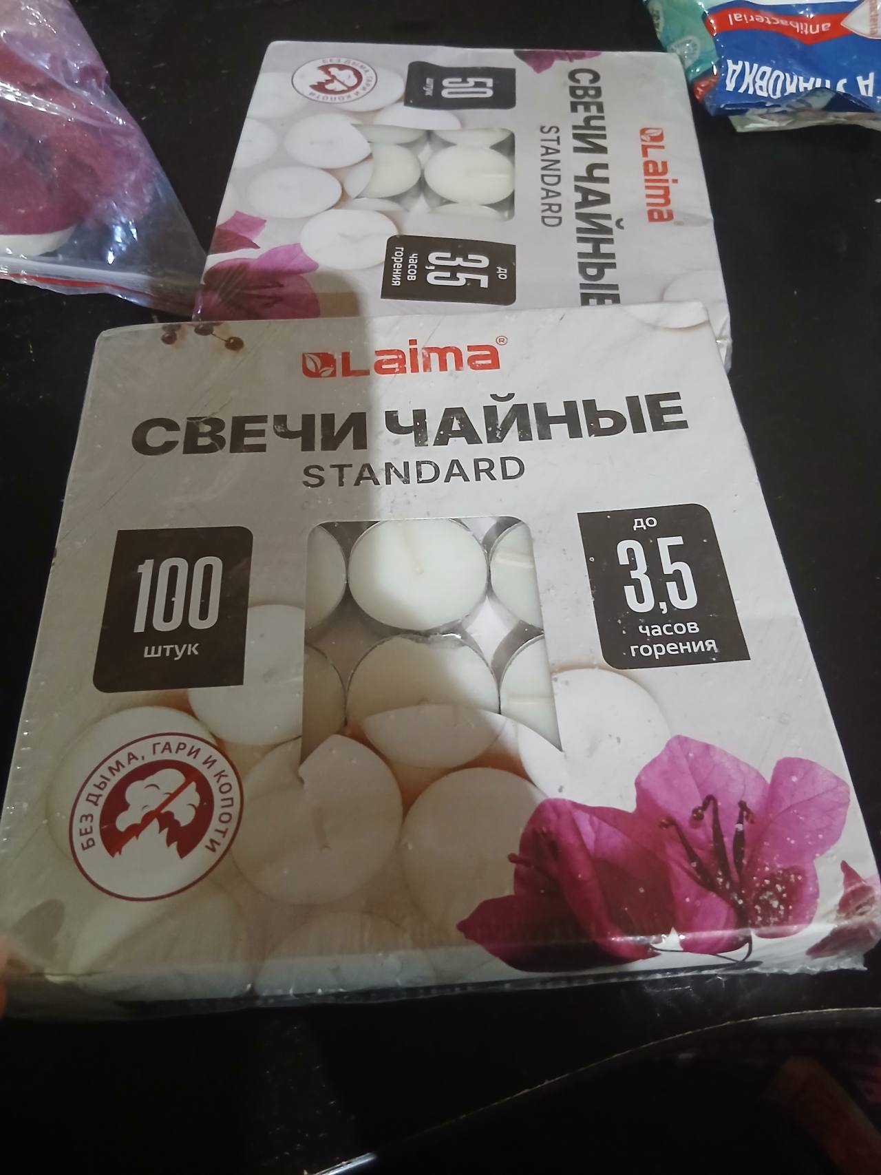 Чайные свечи Lama Standard, 100 штук