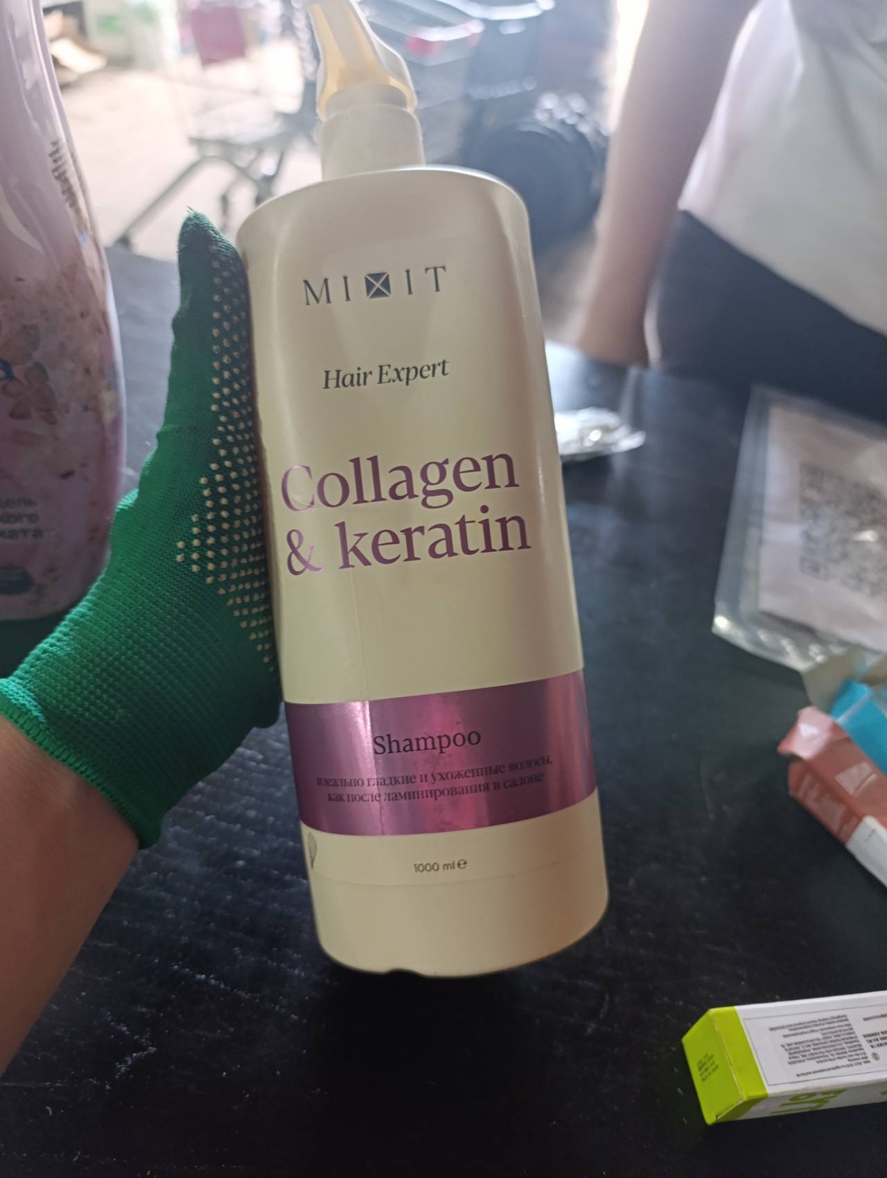 Шампунь MIXIT Hair Expert Collagen & Keratin