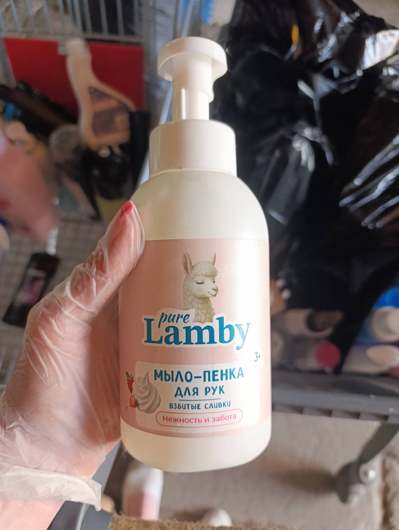 pure Lamby Мыло-пенка для рук Взбитые сливки