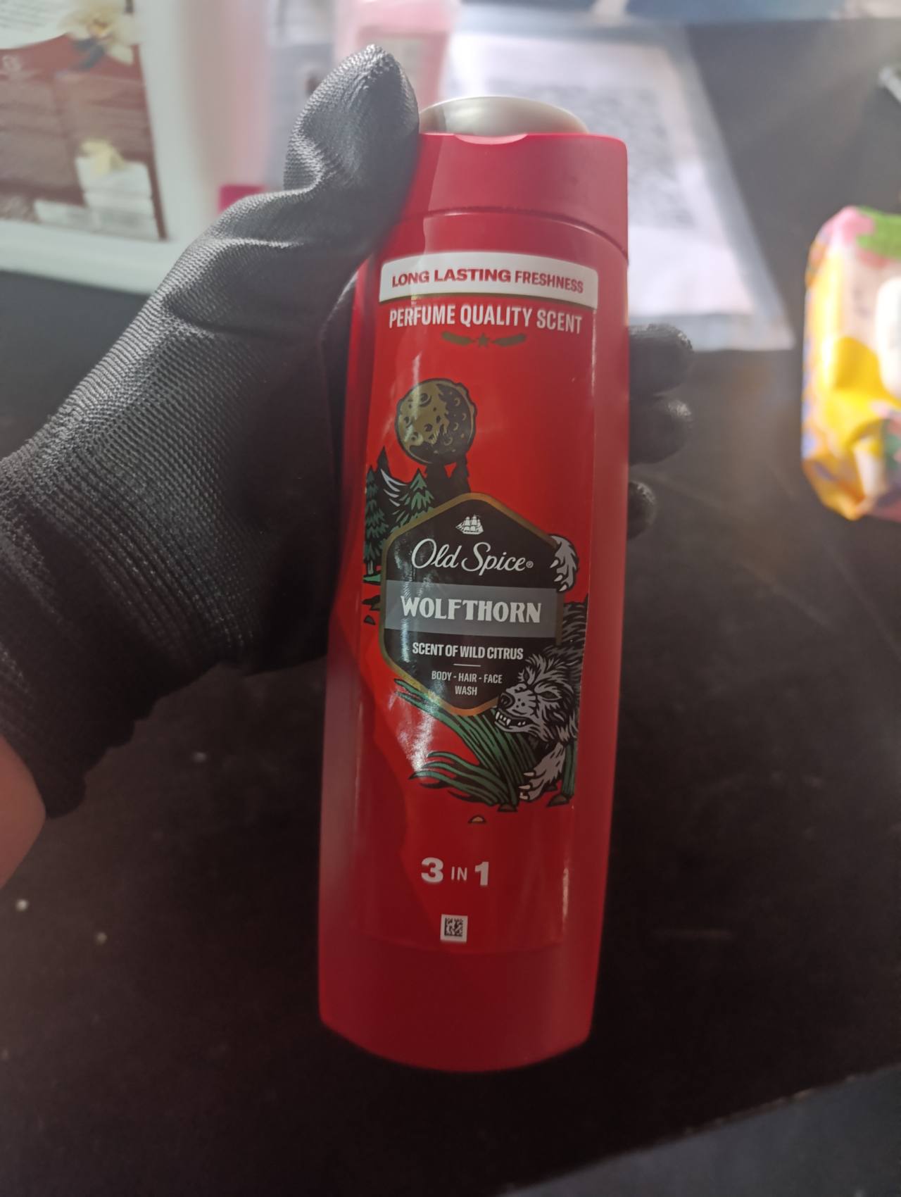 Old Spice Wolfthorn 3 in 1 Body Hair Face Wash