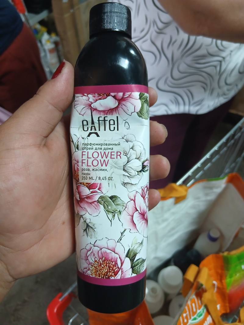 eaffel Парфюмированный спрей для дома FLOWER FLOW роза, жасмин, пион