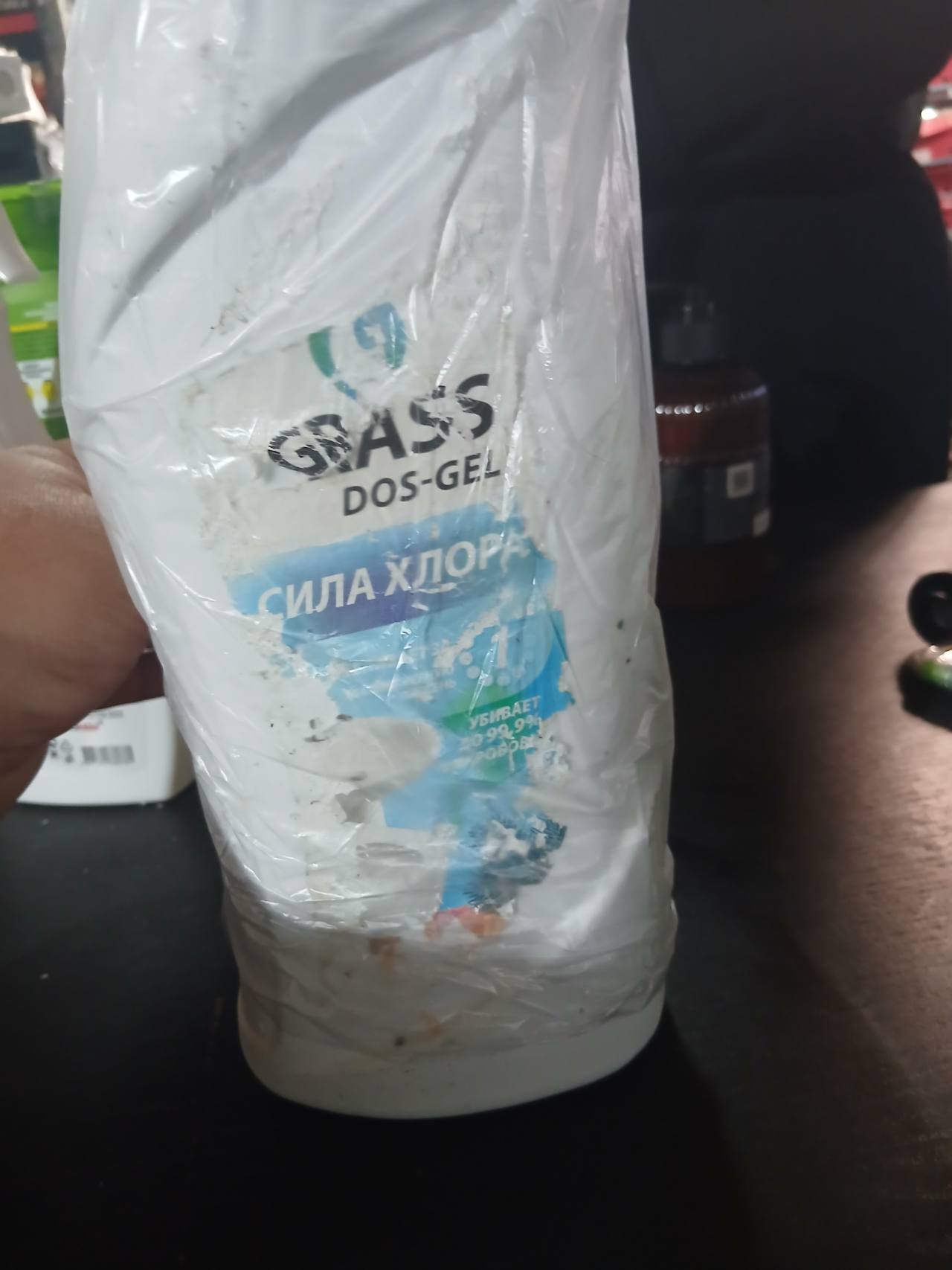 Хлорсодержащий чистящий гель DOS-GEL
