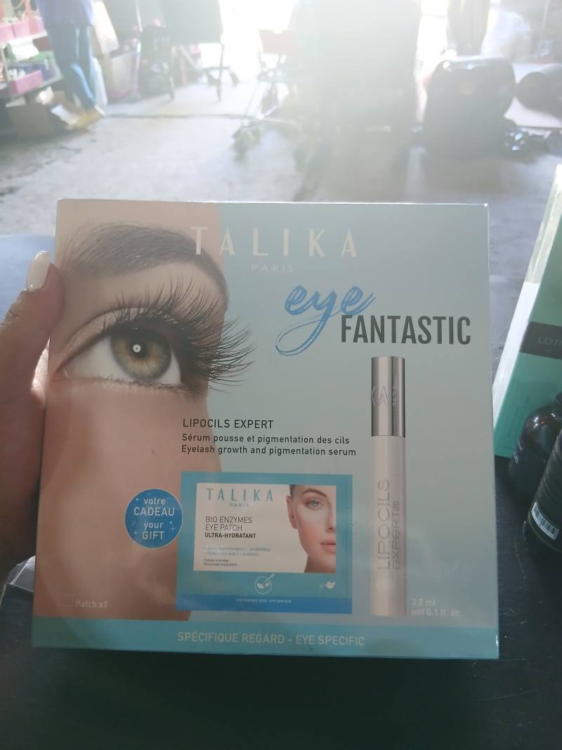 TALIKA eye FANTASTIC LIPOCILS EXPERT Sérum pousse et pigmentation des cils + BIO ENZYMES EYE PATCH ULTRA-HYDRATANT
