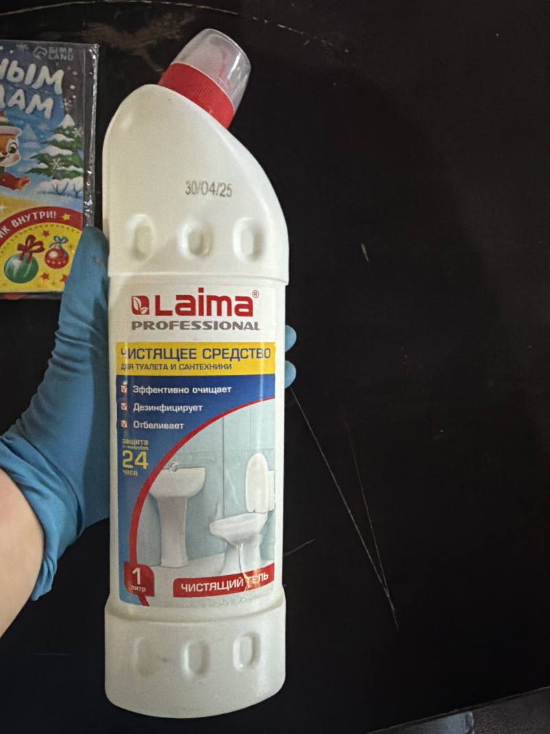 Чистящее средство для туалета и сантехники Laima Professional Чистящий гель