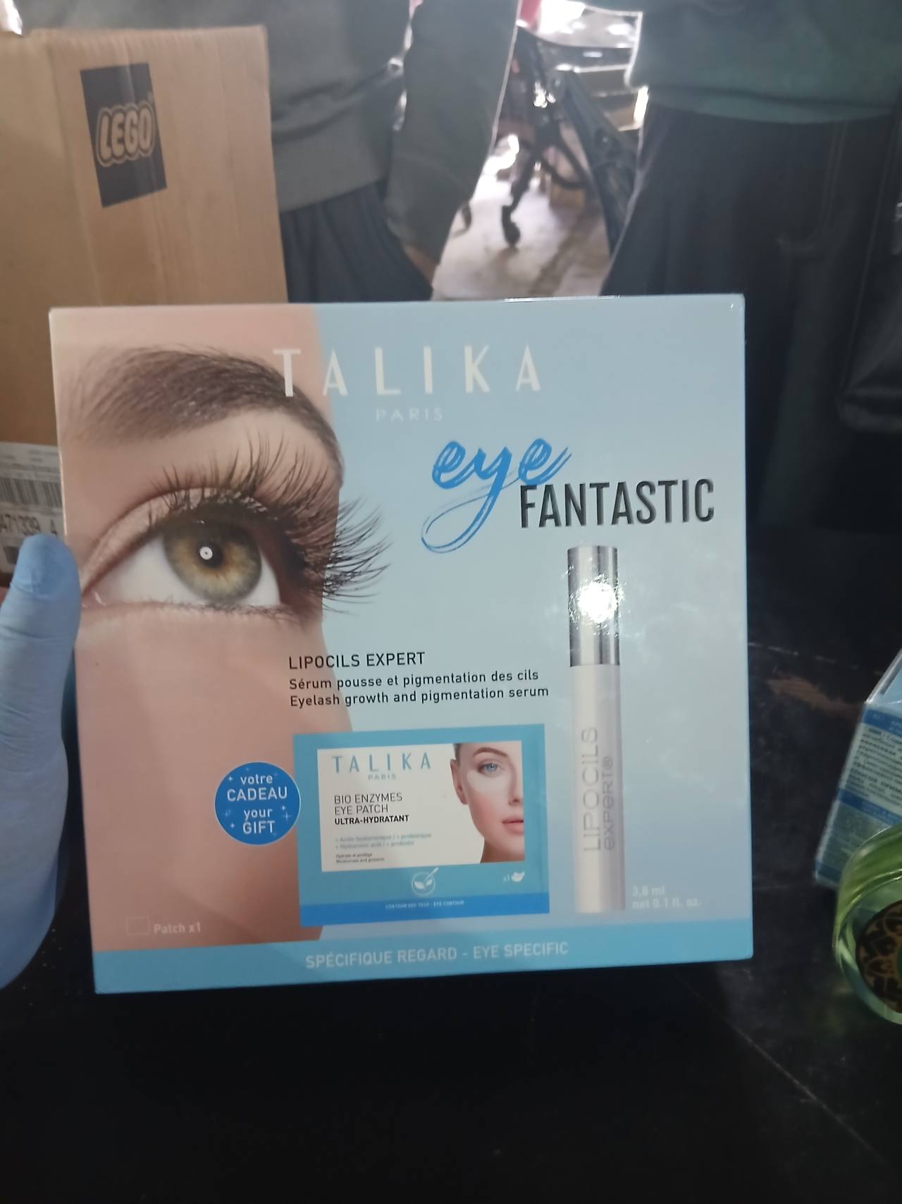 TALIKA LIPOCILS EXPERT Eyelash growth and pigmentation serum + BIO ENZYMES EYE PATCH ULTRA-HYDRATANT