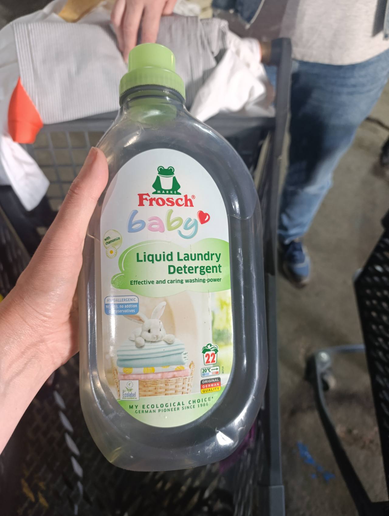 Frosch Baby Liquid Laundry Detergent with chamomile