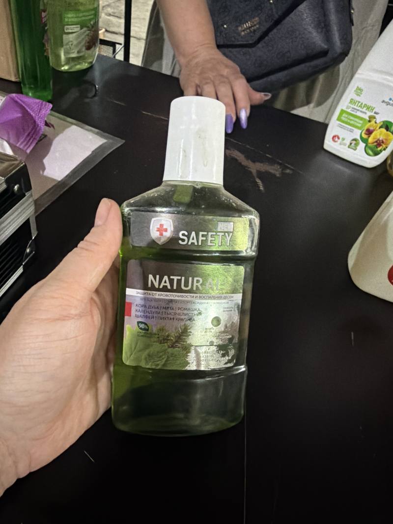 Ополаскиватель для полости рта Natural Safety Защита от кровоточивости и воспаления десен