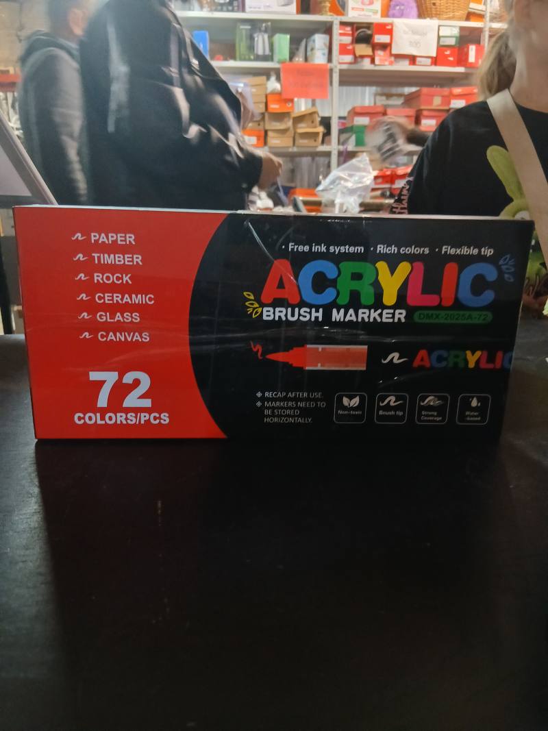Acrylic Brush Marker, набор 72 цвета