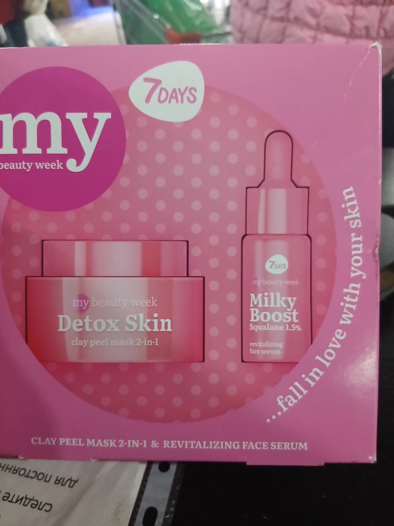 Набор: Milky Boost Squalane 1.5% revitalizing face serum и Detox Skin clay peel mask 2-in-1
