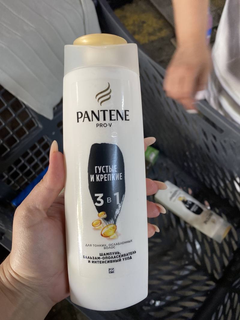 Шампунь, бальзам-ополаскиватель и интенсивный уход PANTENE PRO-V Густые и крепкие 3 в 1 для тонких, ослабленных волос