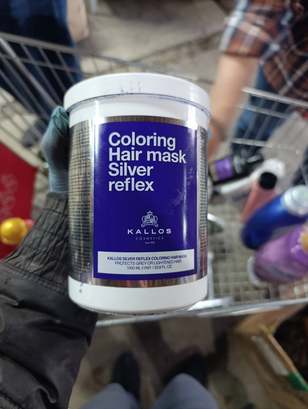 KALLOS SILVER REFLEX COLORING HAIR MASK
