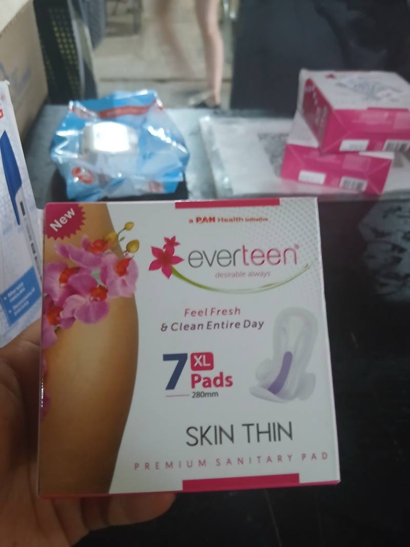 everteen SKIN THIN PREMIUM SANITARY PAD 7 XL Pads 280mm