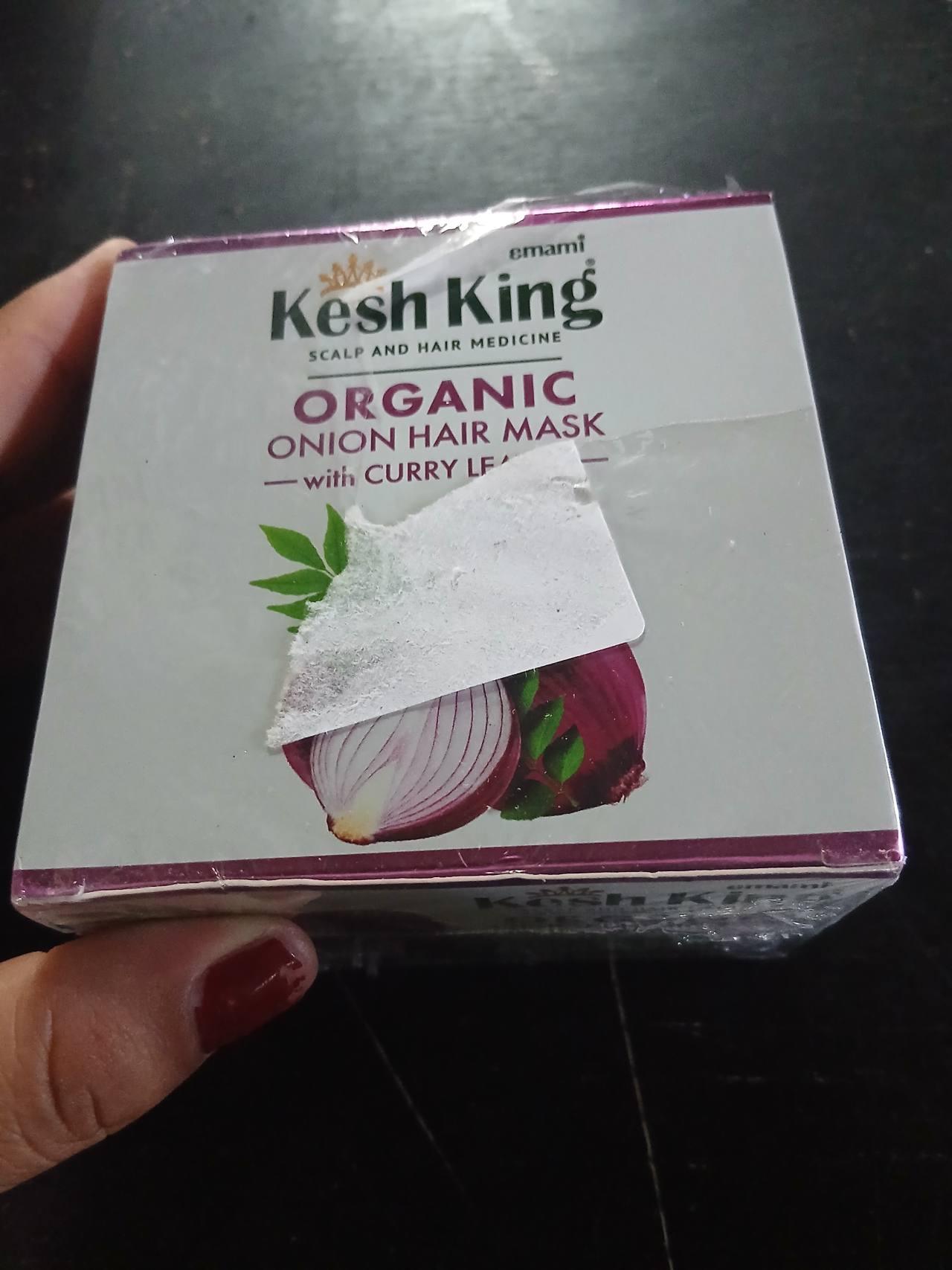 Kesh King Organic Onion Hair Mask with Curry Leaf
