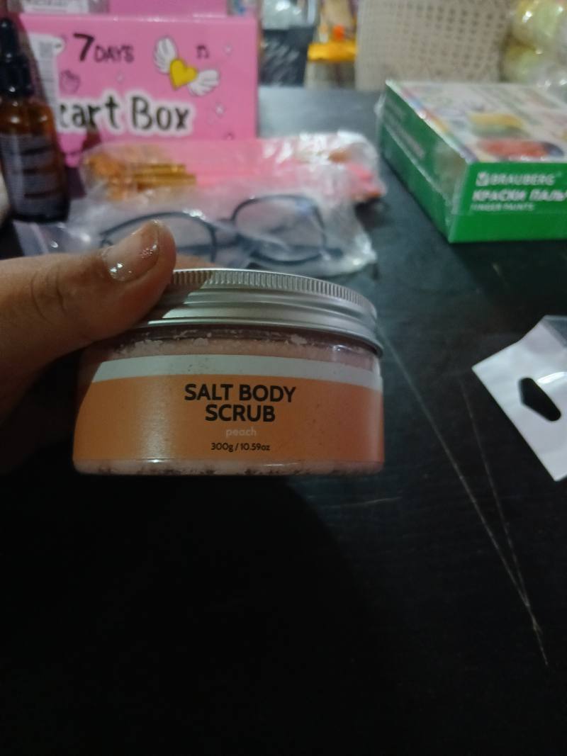 SALT BODY SCRUB peach