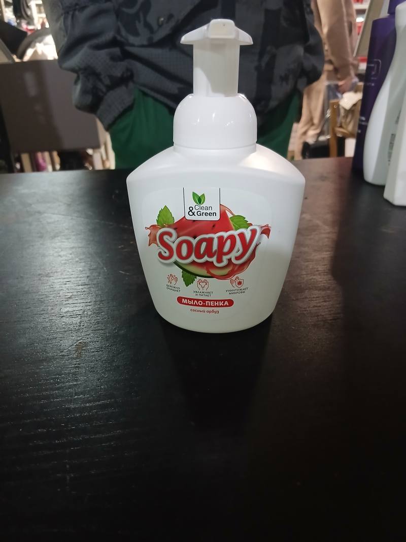 Clean & Green Soapy мыло-пенка «Сочный арбуз»