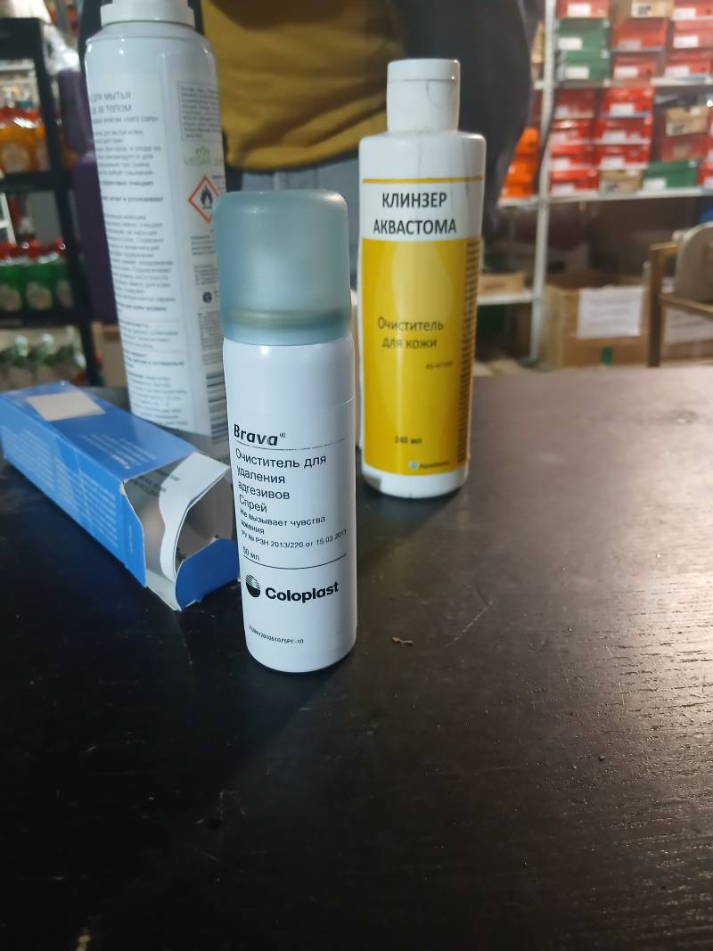 Brava Coloplast очиститель для удаления адгезивов, спрей, 50 мл