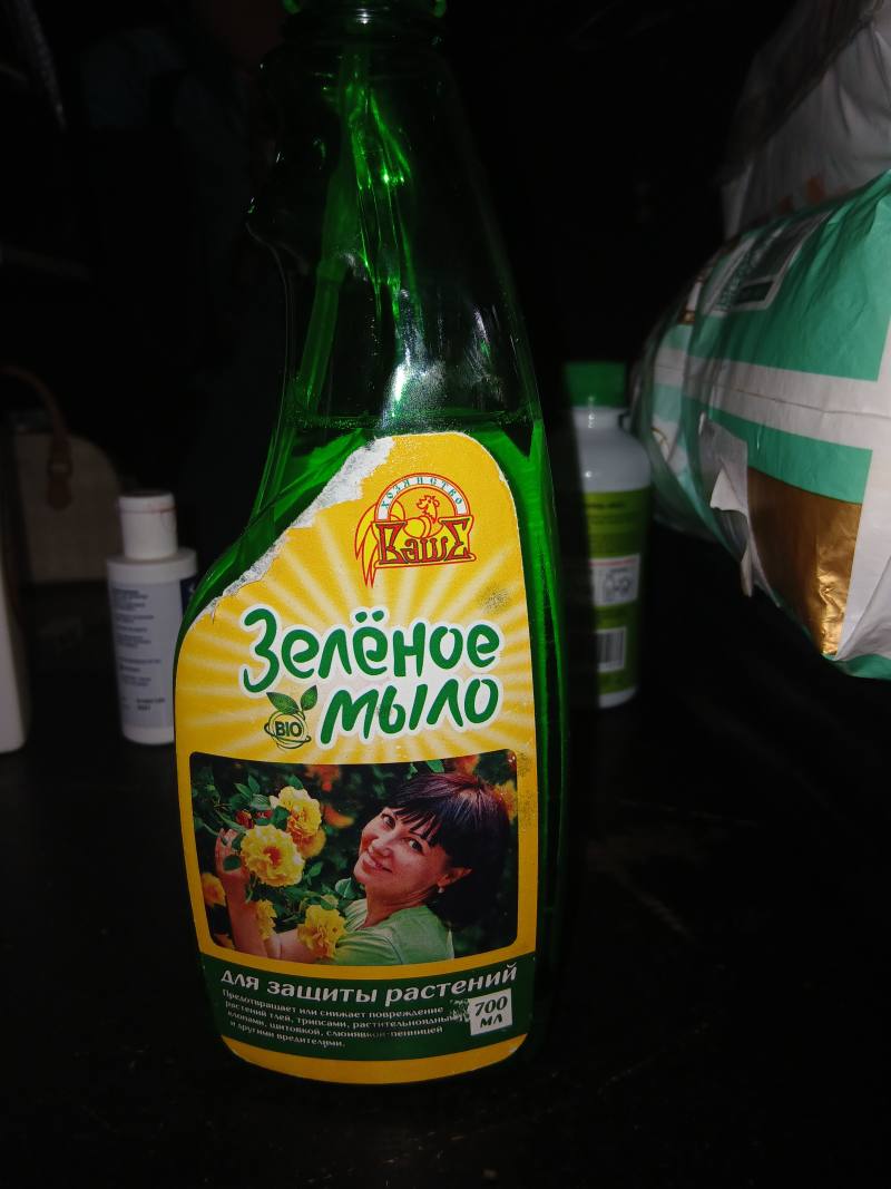 Зелёное мыло для защиты растений