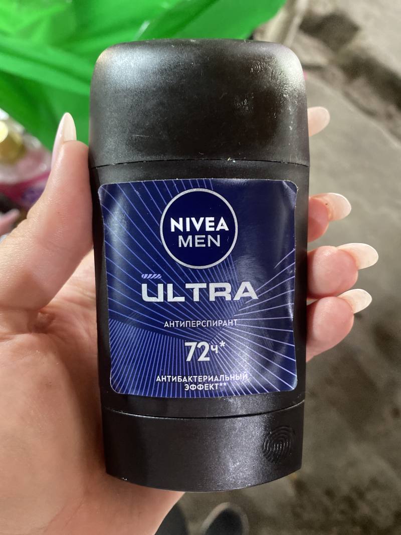 NIVEA MEN ULTRA Антиперспирант 72ч Антибактериальный эффект