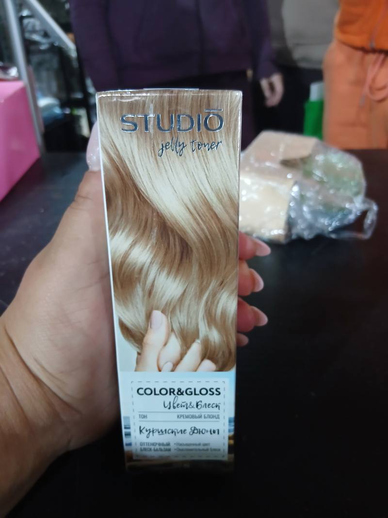 Studio Color&Gloss крем-краска для волос, кремовый блонд
