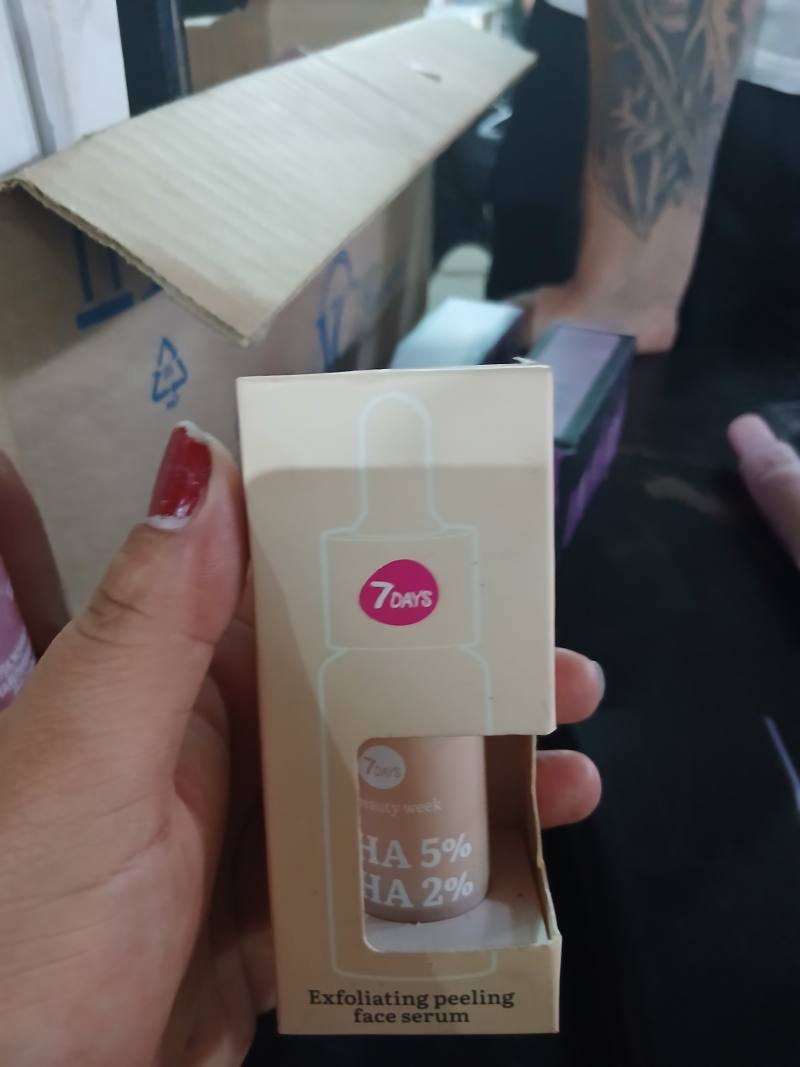 7 DAYS Exfoliating peeling face serum HA 5% HA 2%