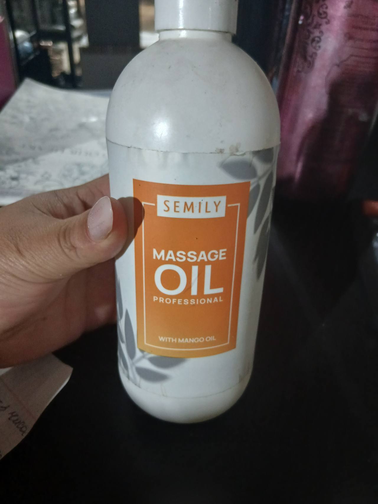 SEMILY Professional Massage Oil With Mango Oil