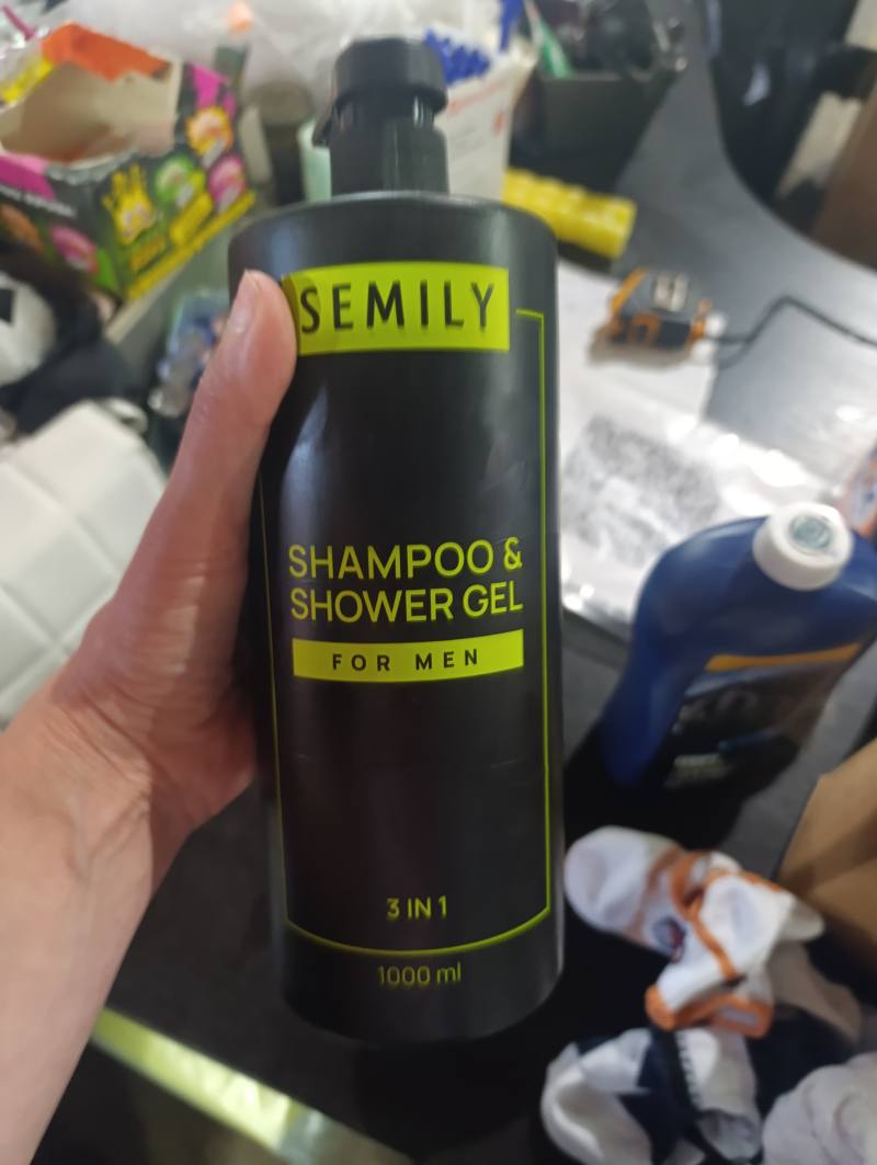 Шампунь и гель для душа SEMILY 3 в 1 для мужчин